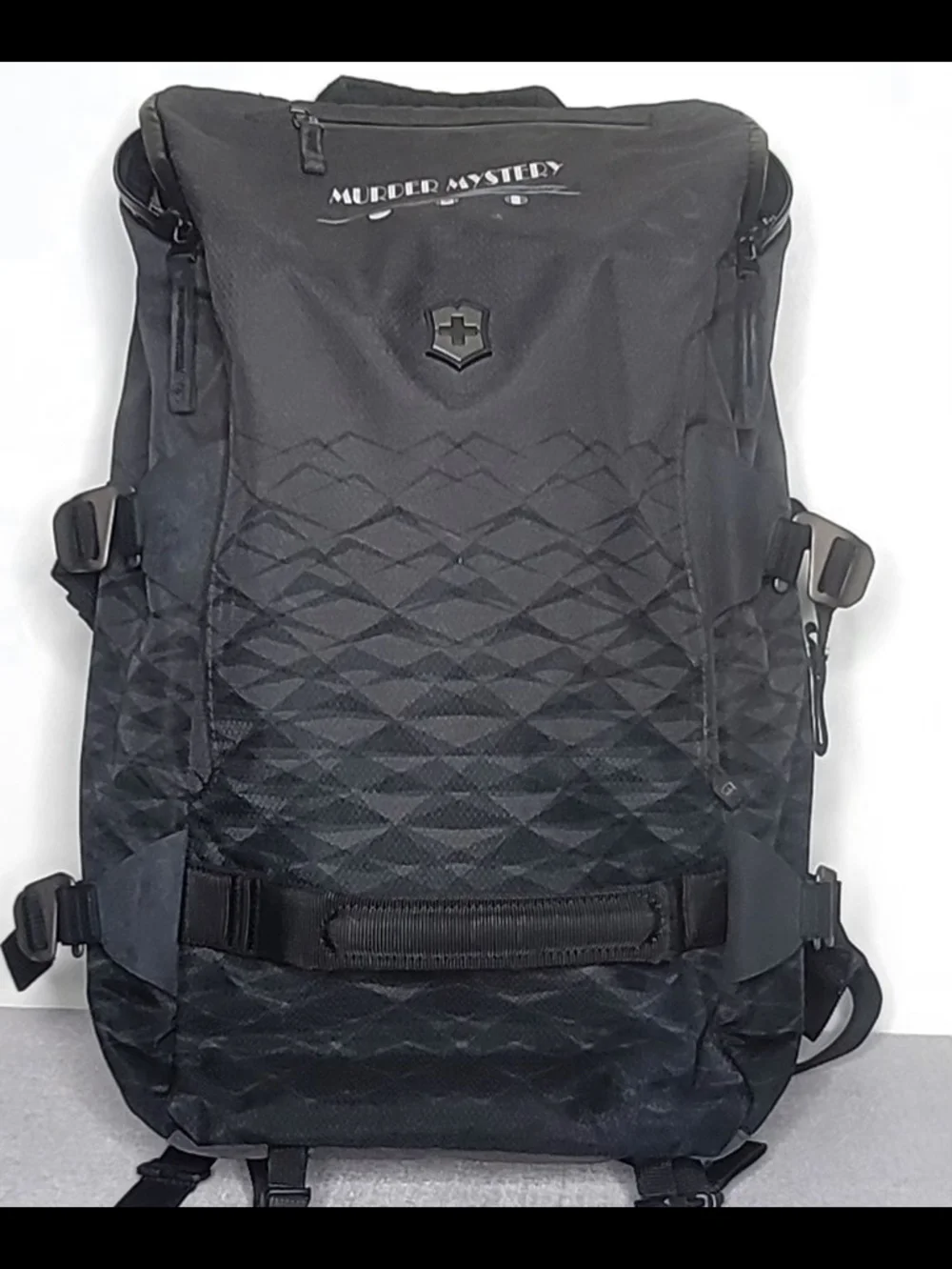 Victorinox Vx Touring 25 L anthcacite  Backpack Black &grey Murder Mystery Logo